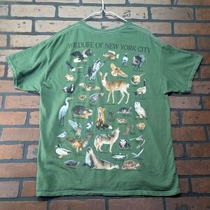 Strange Daze Forest Green NYC Wildlife Animals Graphic Tee Know Your Neighbors